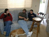 Tom and Maria's Wedding - 2004 201.jpg: 2004/01/18 - The Day after Tom and Maria's Wedding - Opening Presents - 2004